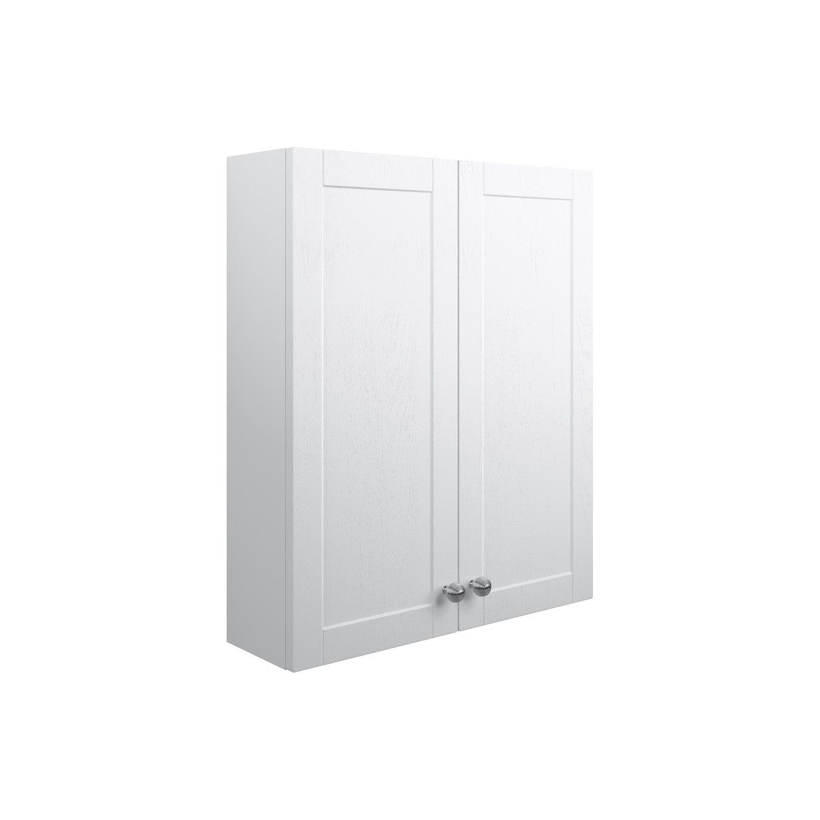 Unidad de pared Berry de 600 mm y 2 puertas - Fresno blanco satinado