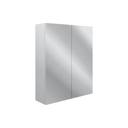 Unidad de pared con espejo y 2 puertas Berry de 600 mm - Fresno gris