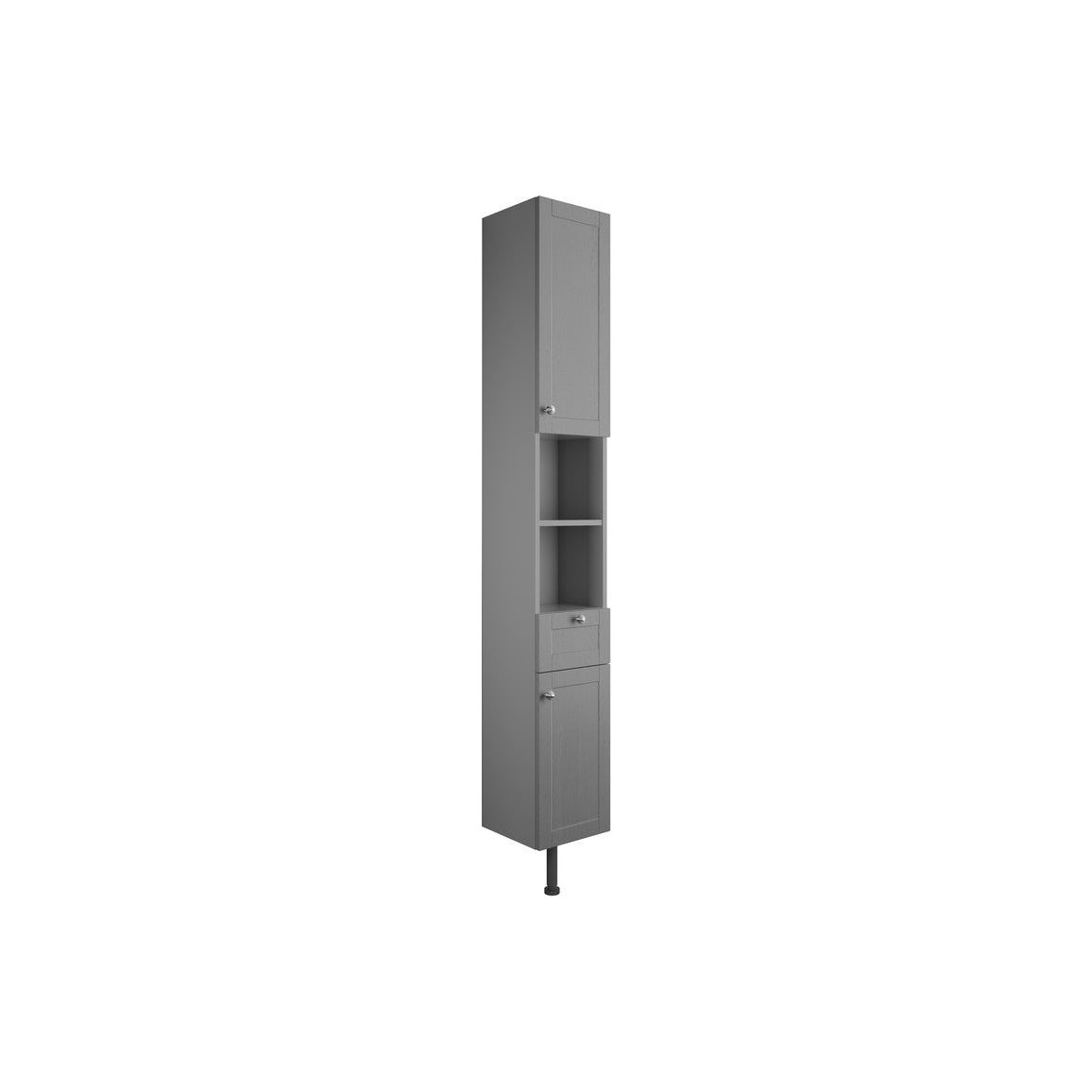 Berry 300mm 2 Door Tall Unit - Grey Ash