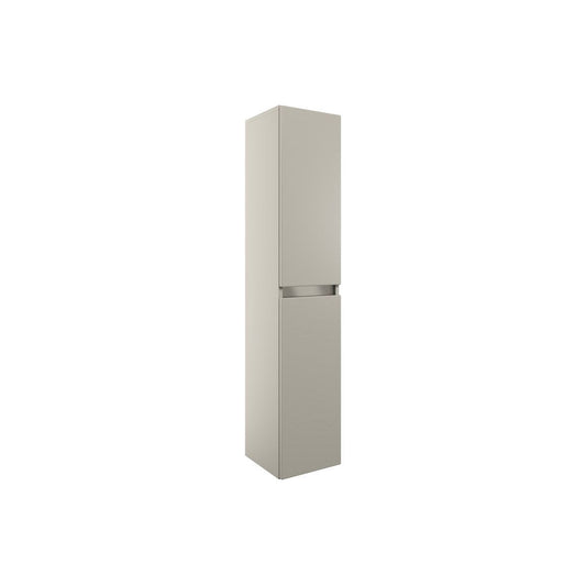 Conifer 300mm 2 Door Wall Hung Tall Unit - Latte