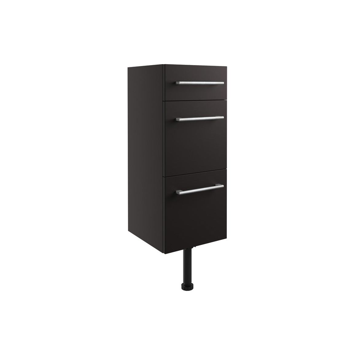 Cedar 300mm 3 Drawer Unit - Matt Graphite Grey