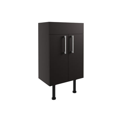 Cedar 500mm Basin Unit - Matt Graphite Grey