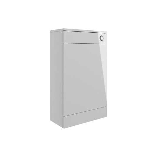 Bateba 500mm Floor Standing WC Unit - Grey Gloss