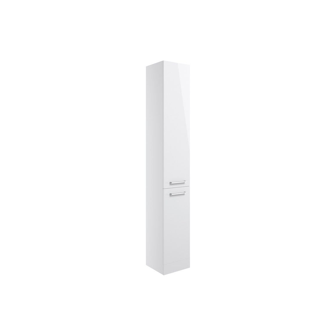 Grove 350mm Floor Standing 2 Door Tall Unit - White Gloss