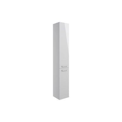 Grove 350mm Floor Standing 2 Door Tall Unit - Grey Gloss