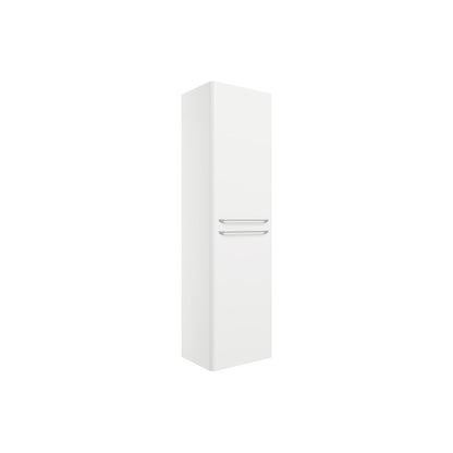 Engleman 454mm Wall Hung 2 Door Tall Unit - White Gloss