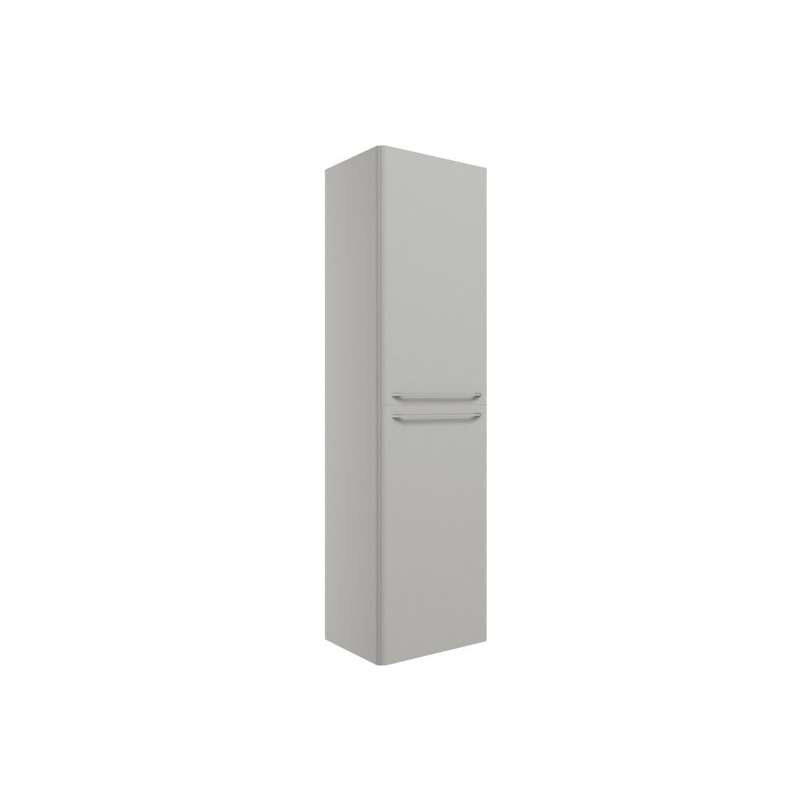 Engleman 454mm Wall Hung 2 Door Tall Unit - Grey Gloss