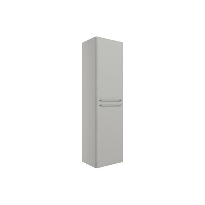 Unidad alta Engleman de 454 mm suspendida en la pared con 2 puertas - Gris brillante