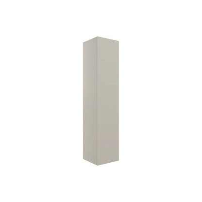 Glen 350mm Wall Hung 1 Door Tall Unit - Matt Latte