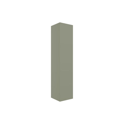 Glen 350mm Wall Hung 1 Door Tall Unit - Matt Olive Green