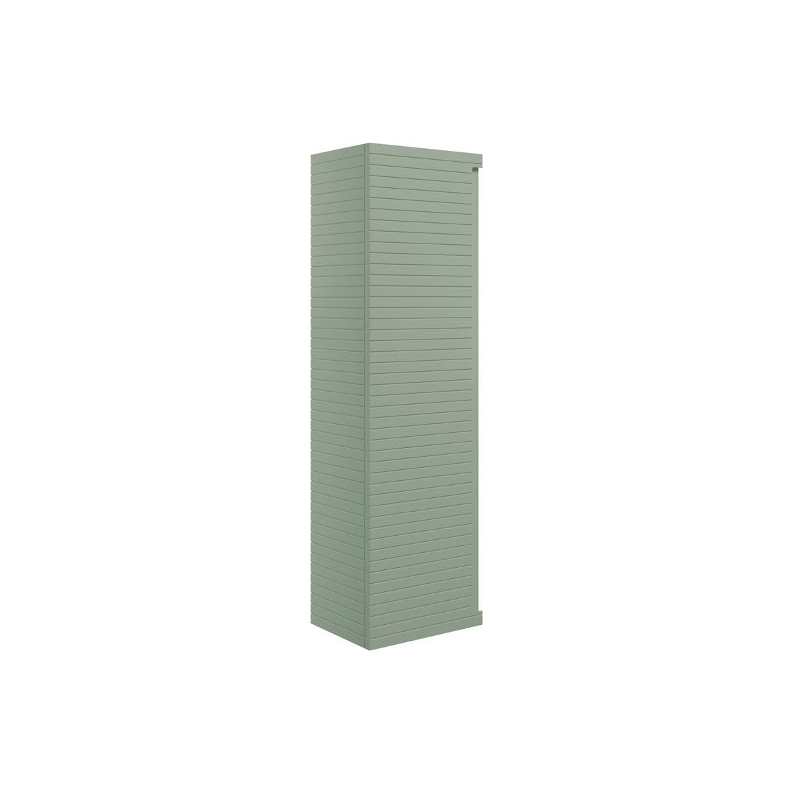 Chestnut 350mm Wall Hung 1 Door Tall Unit - Matt Willow Green