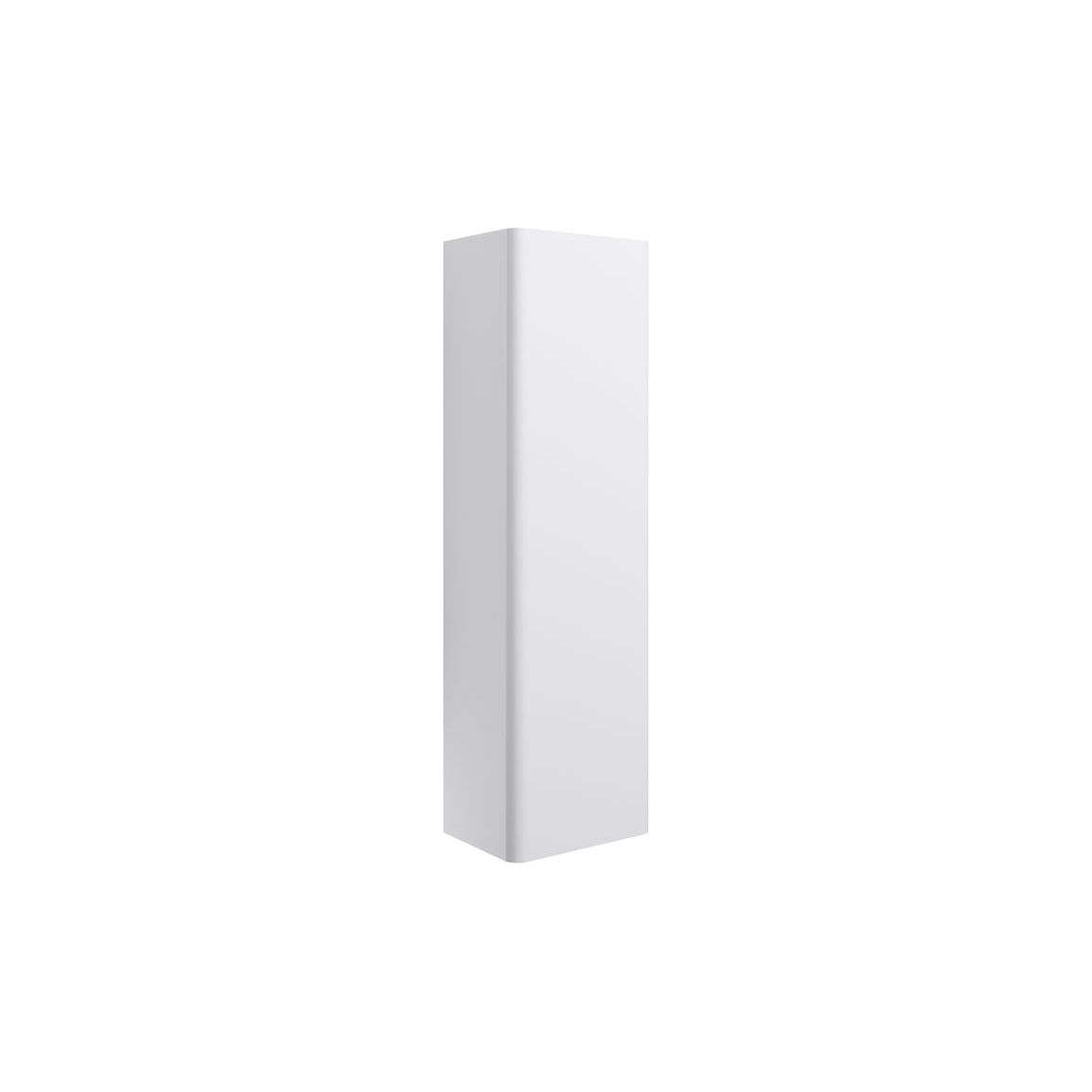 Prisca 350mm Wall Hung 1 Door Tall Unit - Matt White