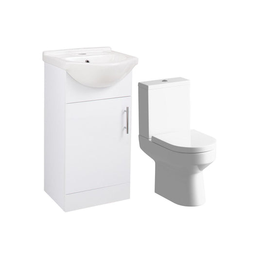 Aspen 450mm Vanity & C/C Toilet Pack