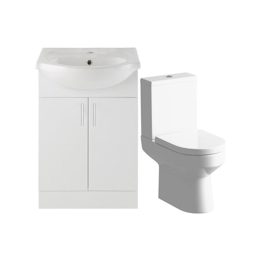 Aspen 550mm Vanity & C/C Toilet Pack