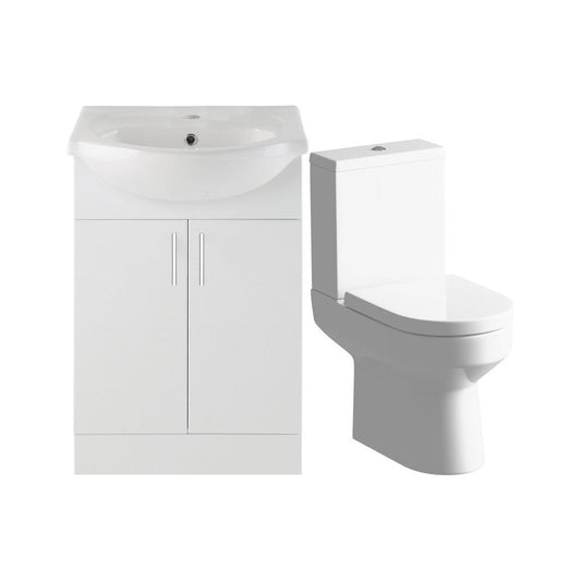 Aspen 650mm Vanity & C/C Toilet Pack