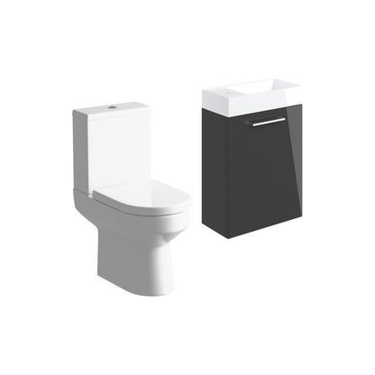 Bateba 410mm W/H Basin Unit & C/C Toilet Pack