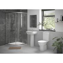 Pepple Full Suite with 900mm 2 Door Easy-Fit Quadrant & Tray