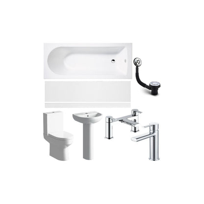 Floyer Full Suite & Bath w/Chrome Finishes