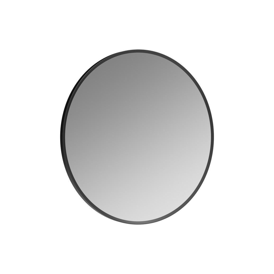 Sangha 500mm Round Mirror - Matt Black