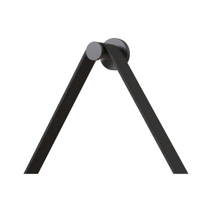 Tubo 600mm Round Mirror - Matt Black