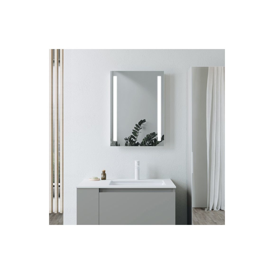 Vaal 500x700mm Rectangle Front-Lit LED Mirror