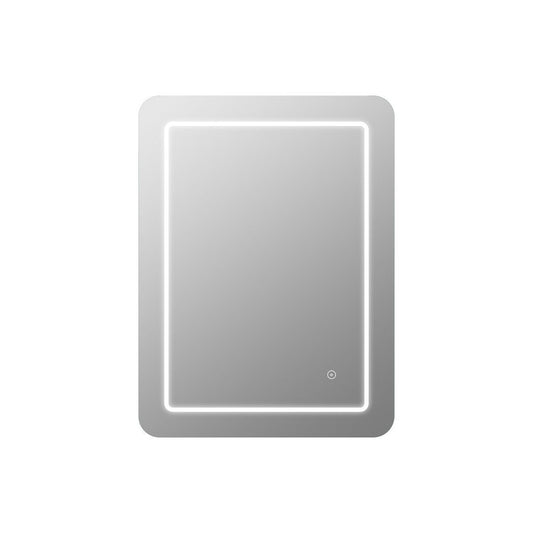 Miroir LED rectangulaire éclairé par l'avant Kolda 500 x 700 mm 