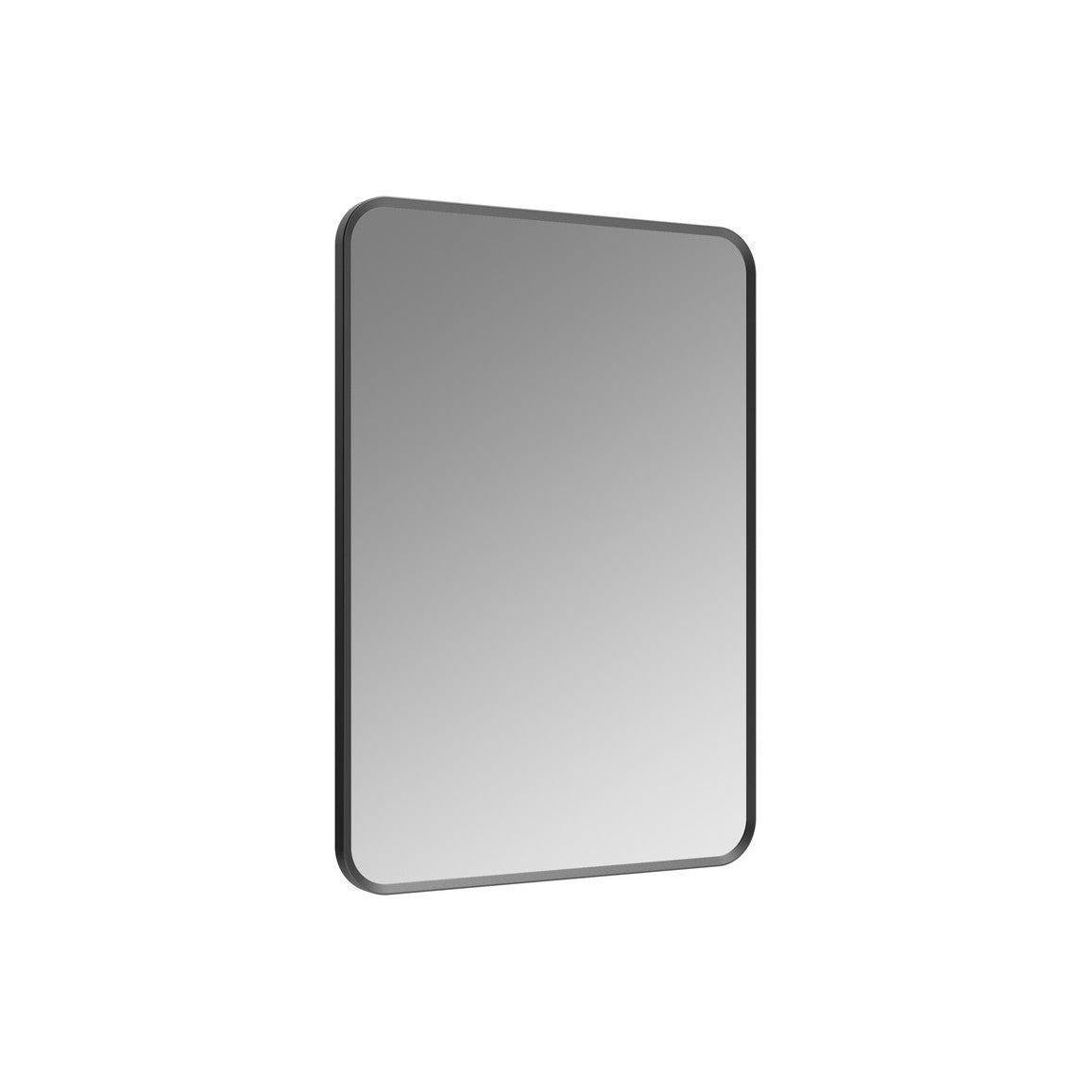 Espejo rectangular Sangha de 600x800 mm - Negro mate