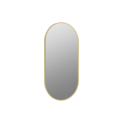 Sangha 800x400mm Oblong Mirror - Brushed Brass