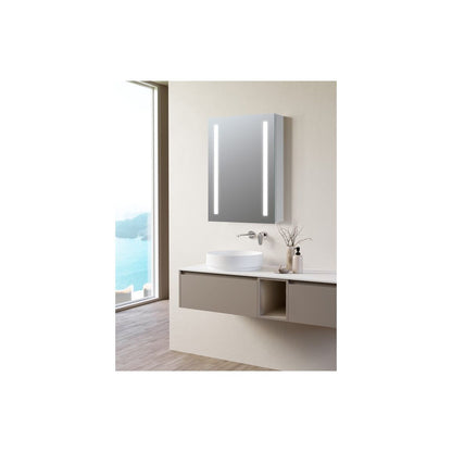 Sakura 500mm 1 Door Front-Lit LED Mirror Cabinet