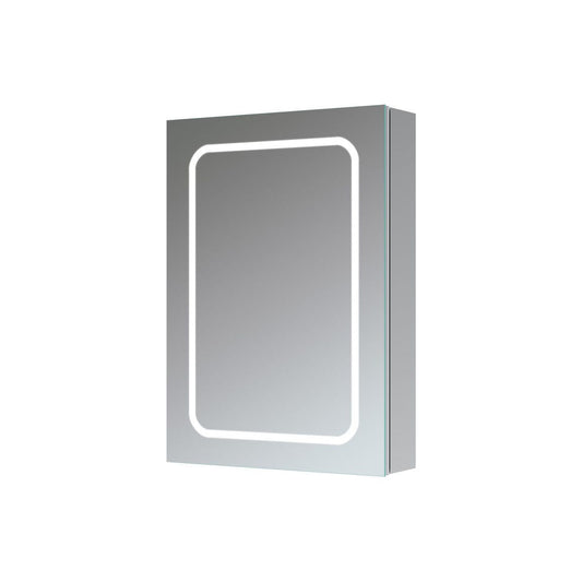 Rika 500mm 1 Door Front-Lit LED Mirror Cabinet