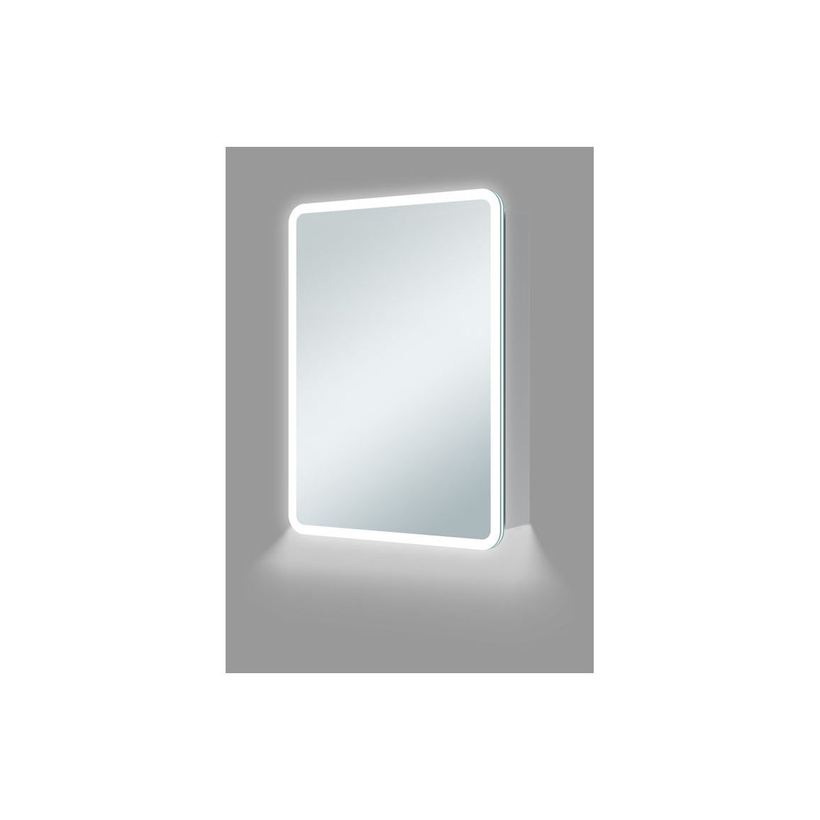Armario Akari con espejo LED y 1 puerta de 500 mm 