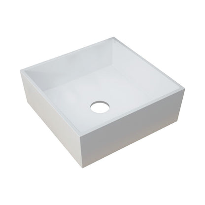 Agina 426mm Square Resin Basin