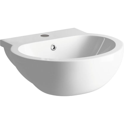 Harley 540x500mm 1TH Semi Recessed Basin