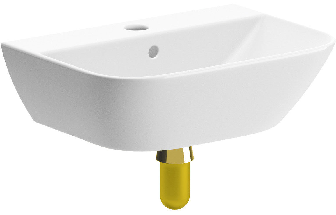 Awka 450x320mm 1TH Cloakroom Basin & Bottle Trap