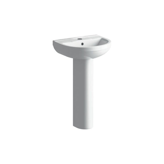 Floyer 500x390mm 1TH Lavabo y Pedestal Completo