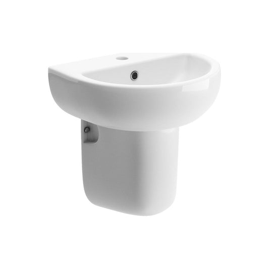 Opobo 450x400mm 1º lavabo y semi pedestal