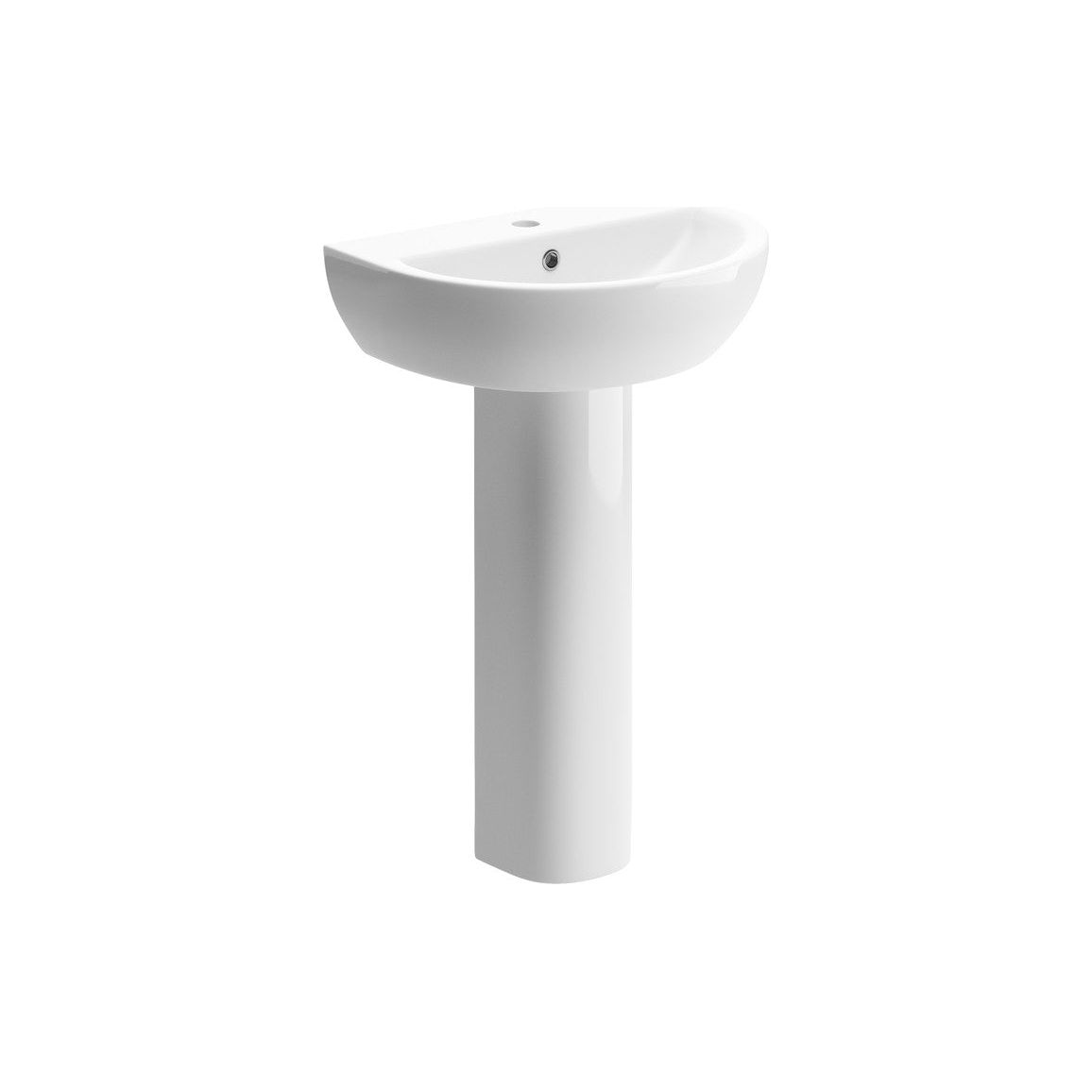 Opobo 550x400mm 1º lavabo y pedestal completo