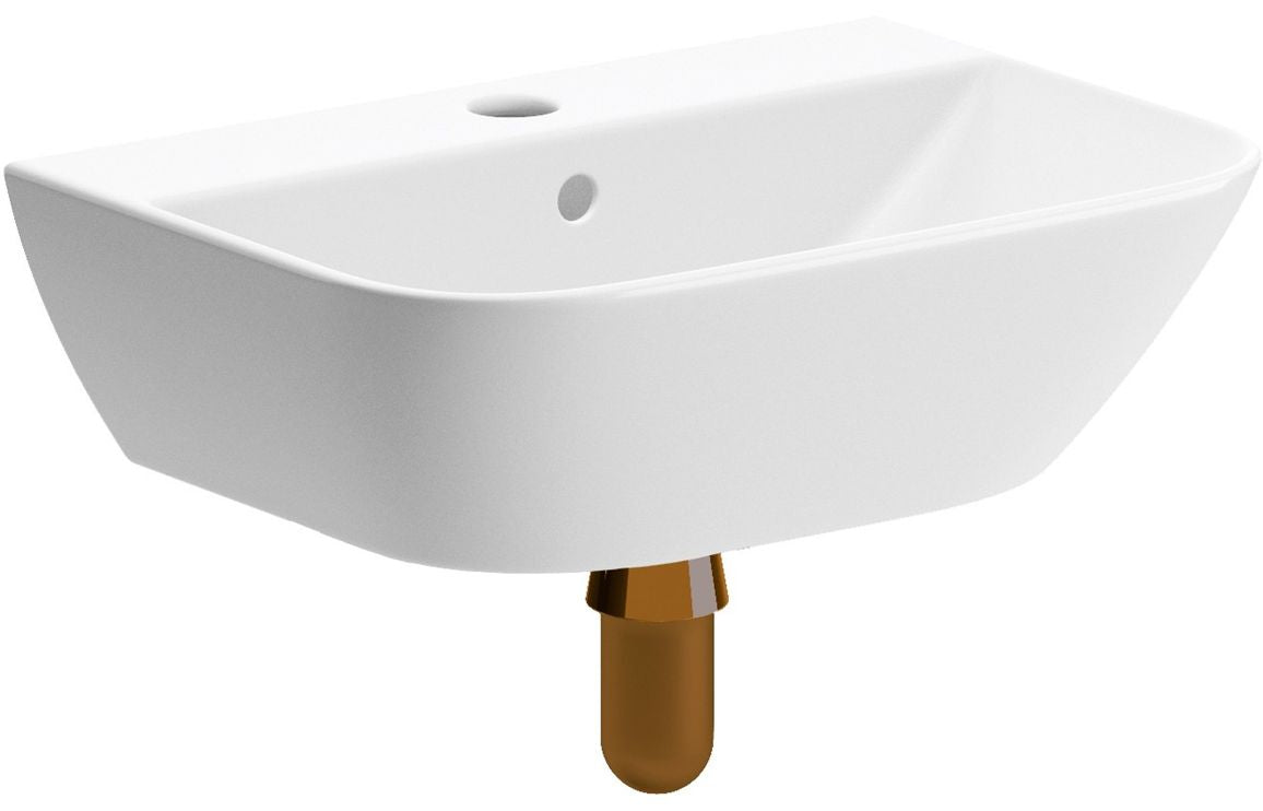 Awka 450x320mm 1TH Cloakroom Basin & Bottle Trap