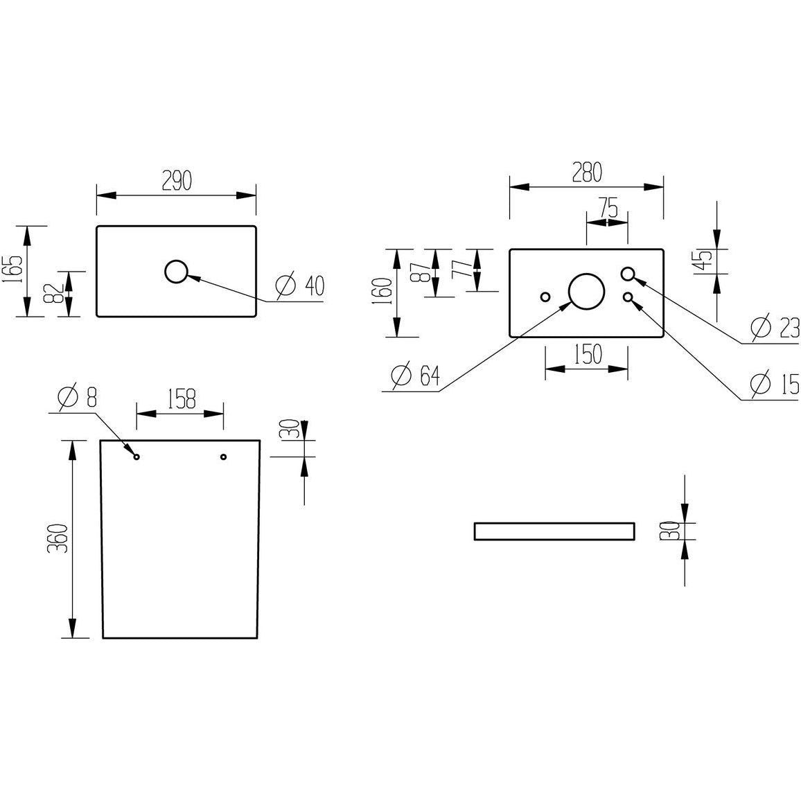 Banham Close Coupled Open Back WC & Soft Close Seat