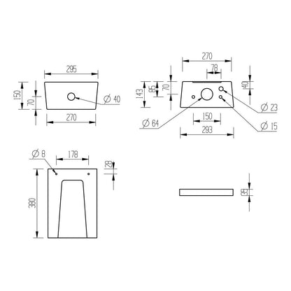 Finima Close Coupled WC & Soft Close Seat