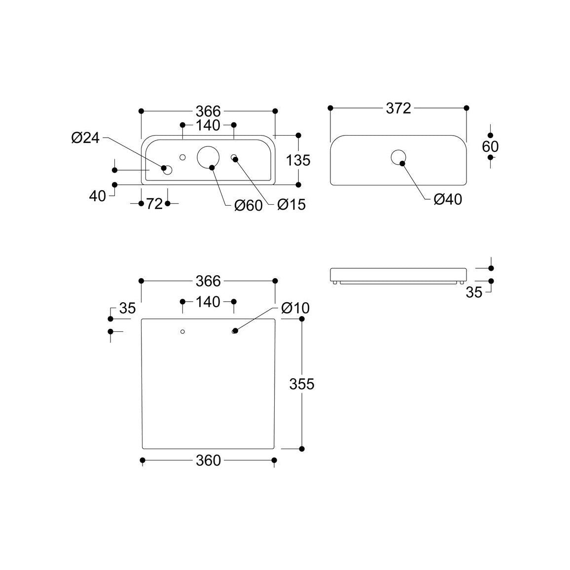 Awka Short Projection Close Coupled Fully Shrouded WC & Slim Soft Close Seat