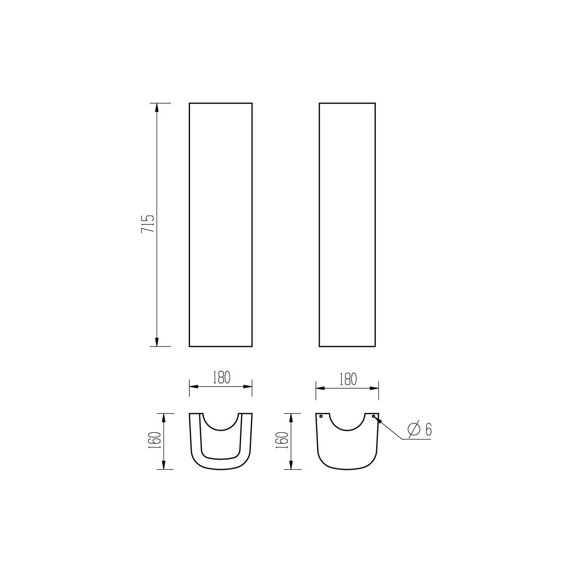 Lavabo Harley 535x490mm 1TH y pedestal completo