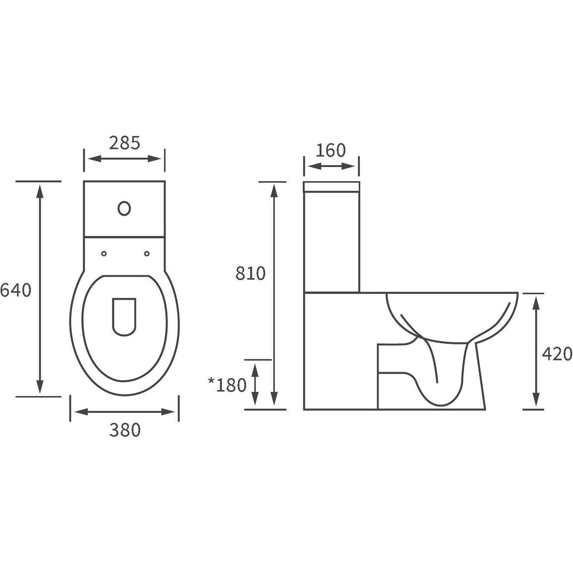 Harley Close Coupled WC & Soft Close Seat