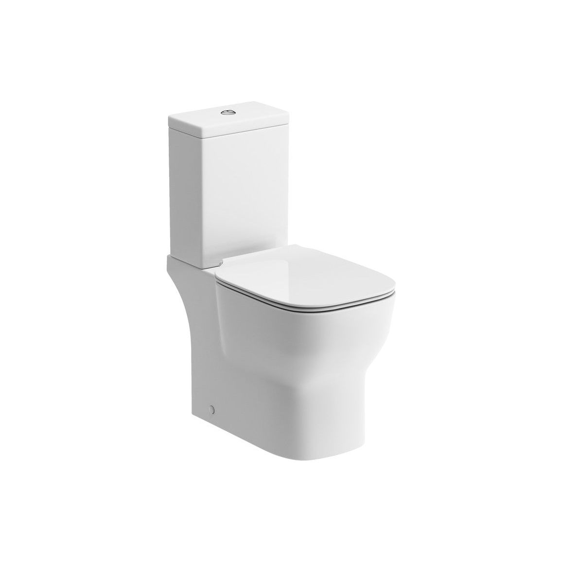 Banham Close Coupled Open Back WC & Soft Close Seat