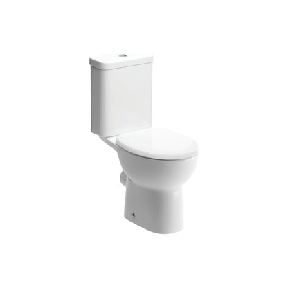 Opobo Close Coupled Open Back WC & Soft Close Seat