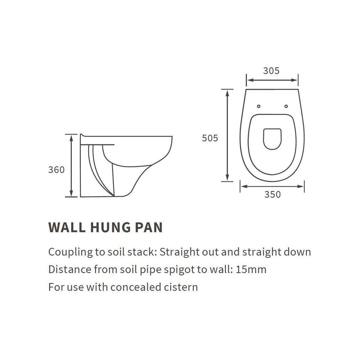 Opobo Wall Hung WC & Soft Close Seat