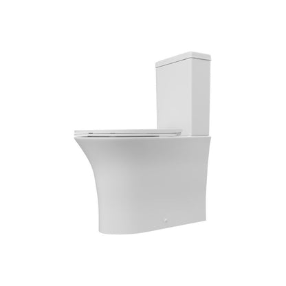 Abana Rimless Close Coupled Fully Shrouded WC & Soft Close Seat