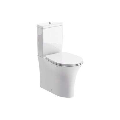 Abana Rimless Close Coupled Fully Shrouded WC & Soft Close Seat