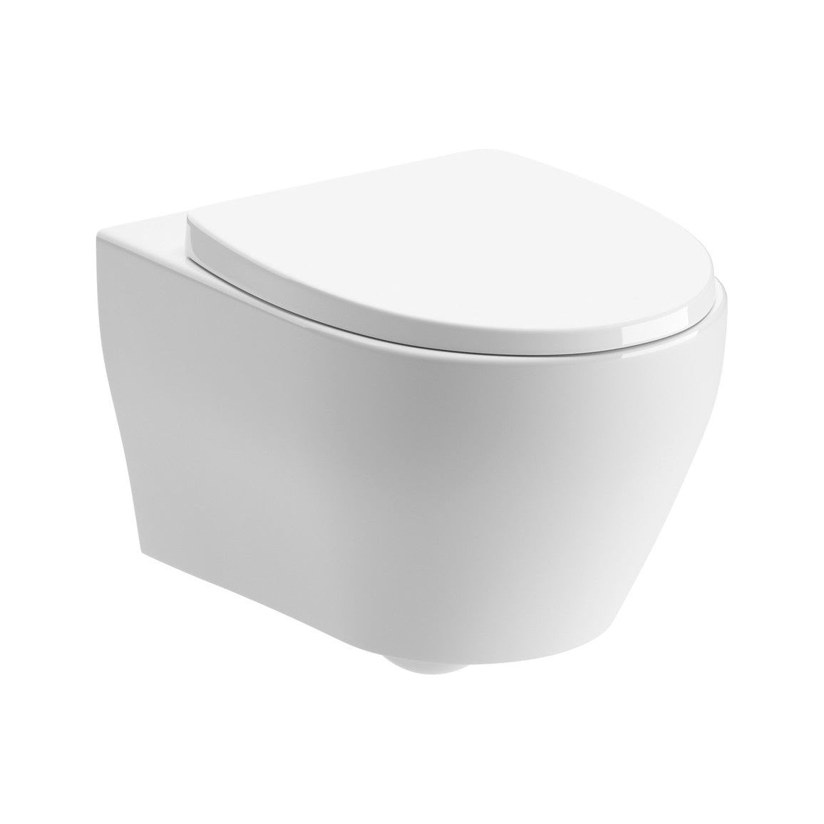 Abba Slim Soft Close Toilet Seat - White Barcode