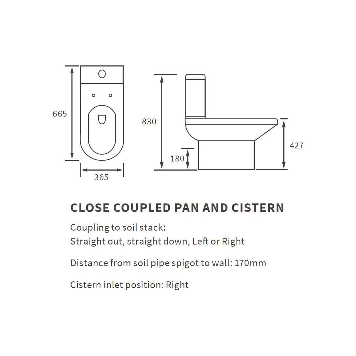 Aspen 650mm Vanity & C/C Toilet Pack